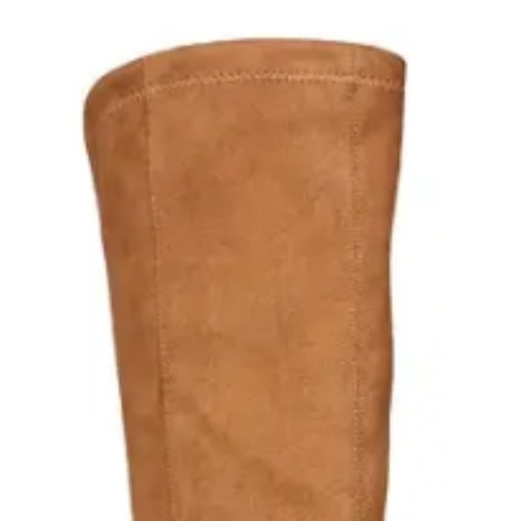 Steve Madden Nifty Pointed Toe Over the Knee Boots - Congac Brown Suede Size 8 - Picture 6 of 16